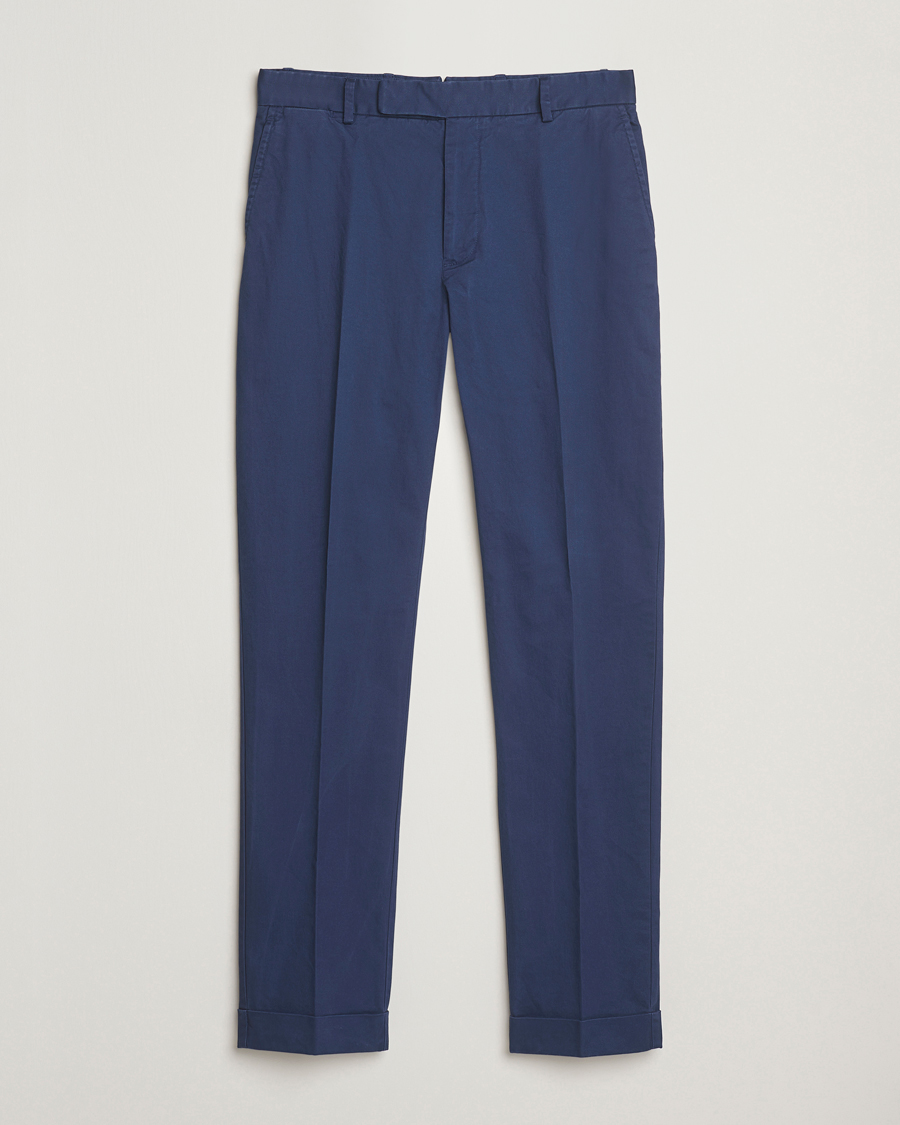 Mies | Housut | Polo Ralph Lauren | Cotton Stretch Trousers Rustic Navy