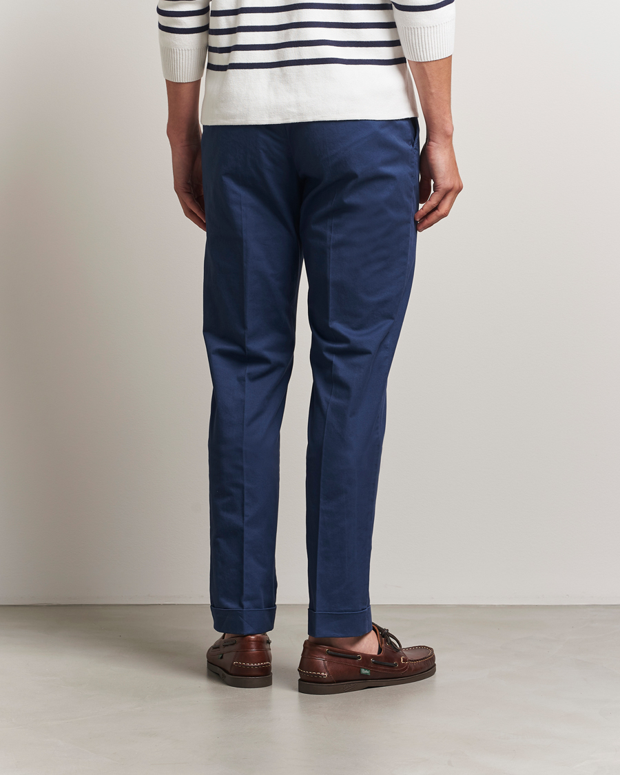 Mies | Housut | Polo Ralph Lauren | Cotton Stretch Trousers Rustic Navy