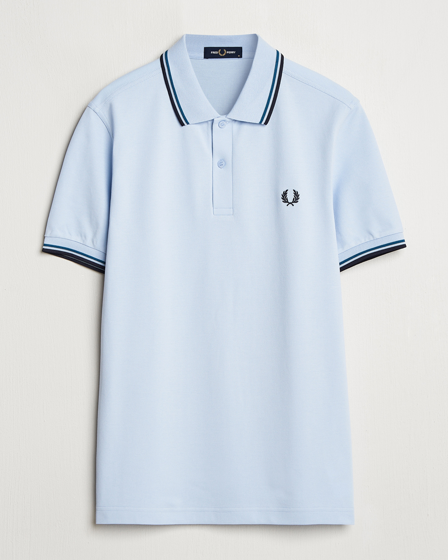 Mies | Pikeet | Fred Perry | Twin Tipped Polo Shirt Light Smoke