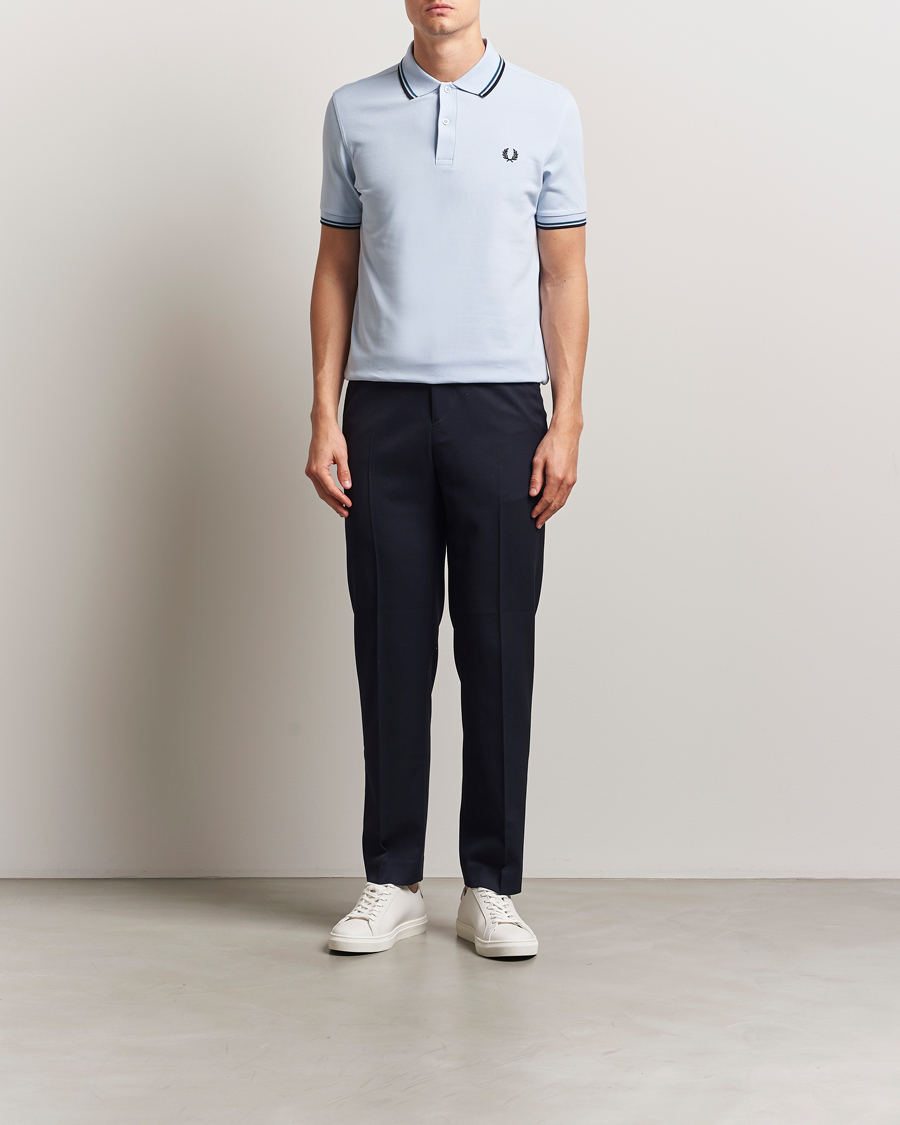 Mies | Pikeet | Fred Perry | Twin Tipped Polo Shirt Light Smoke