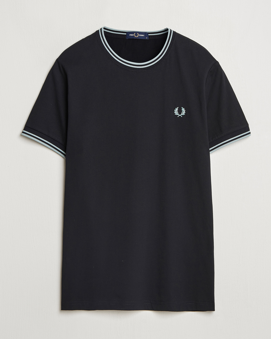Mies | T-paidat | Fred Perry | Twin Tipped T-Shirt Dark Navy
