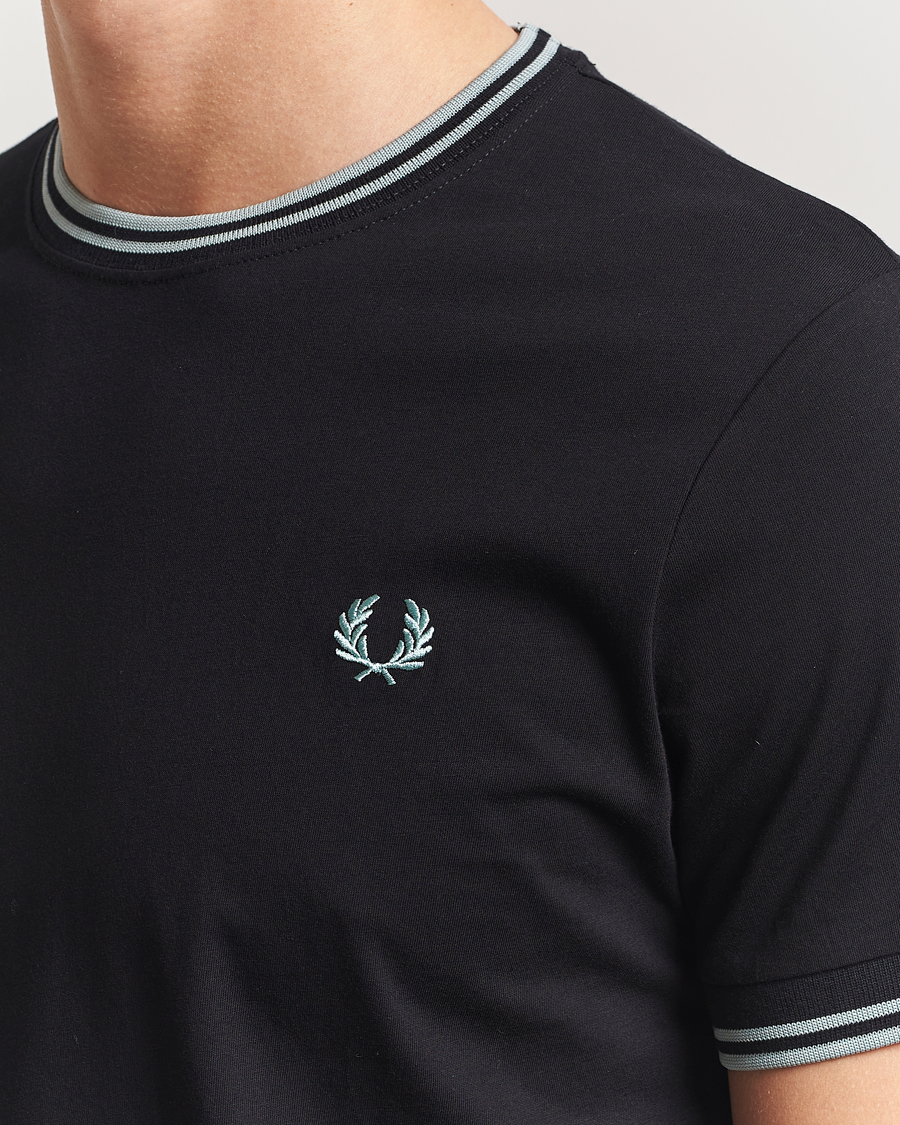Mies | T-paidat | Fred Perry | Twin Tipped T-Shirt Dark Navy