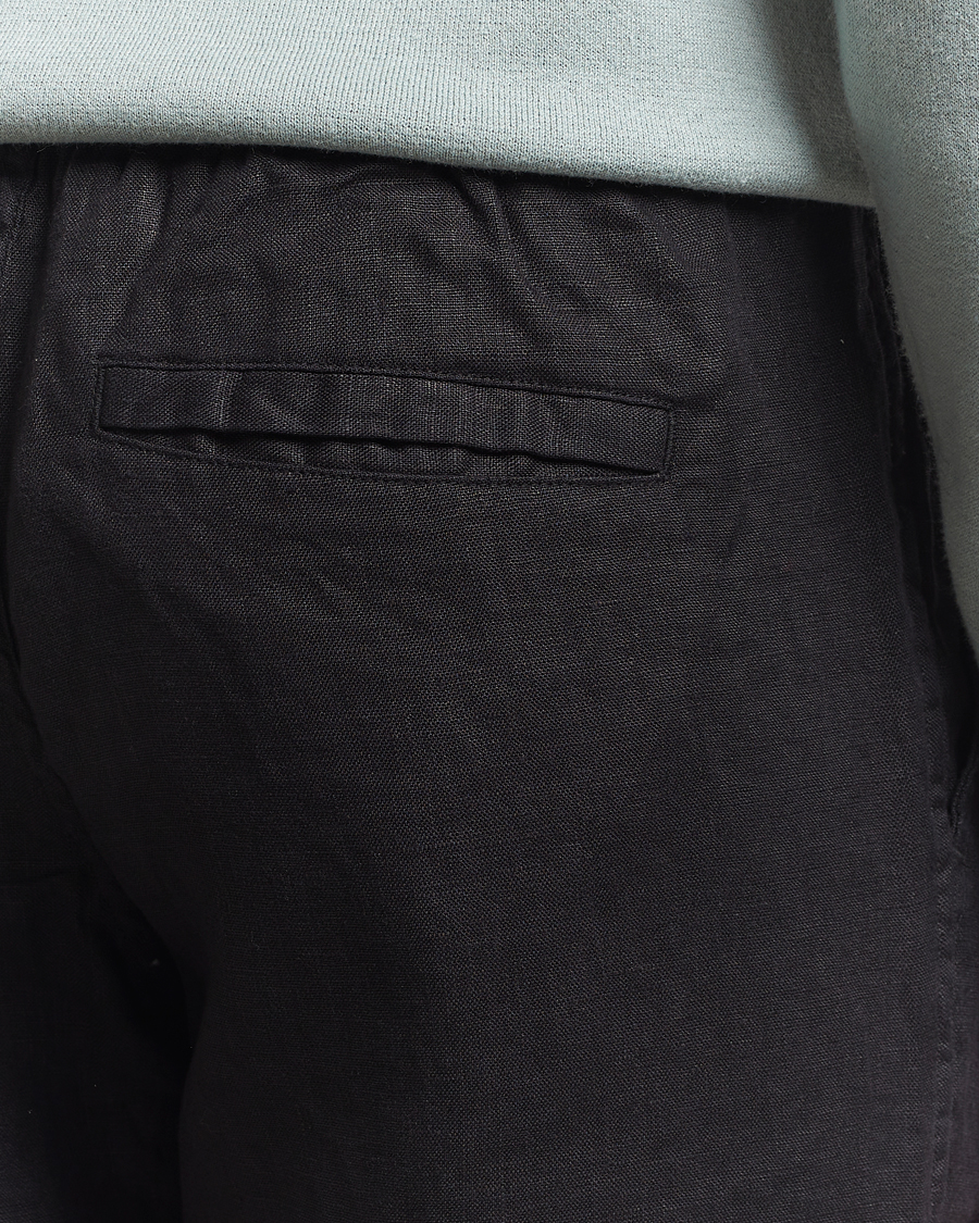 Mies | Housut | Samsøe Samsøe | Jabari Linen Drawstring Trousers Black