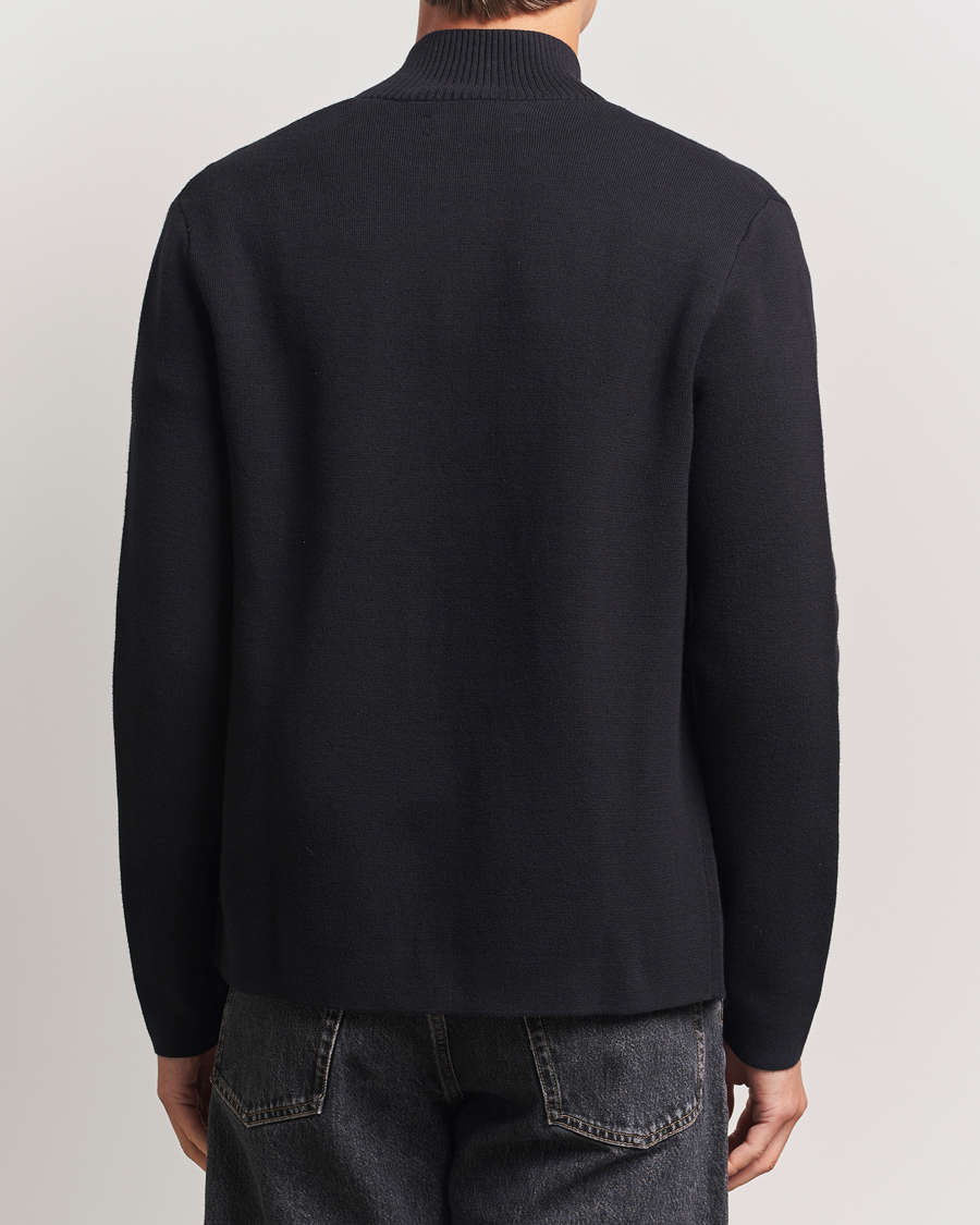 Mies | Puserot | Samsøe Samsøe | Niklas Full Zip Sweater Black