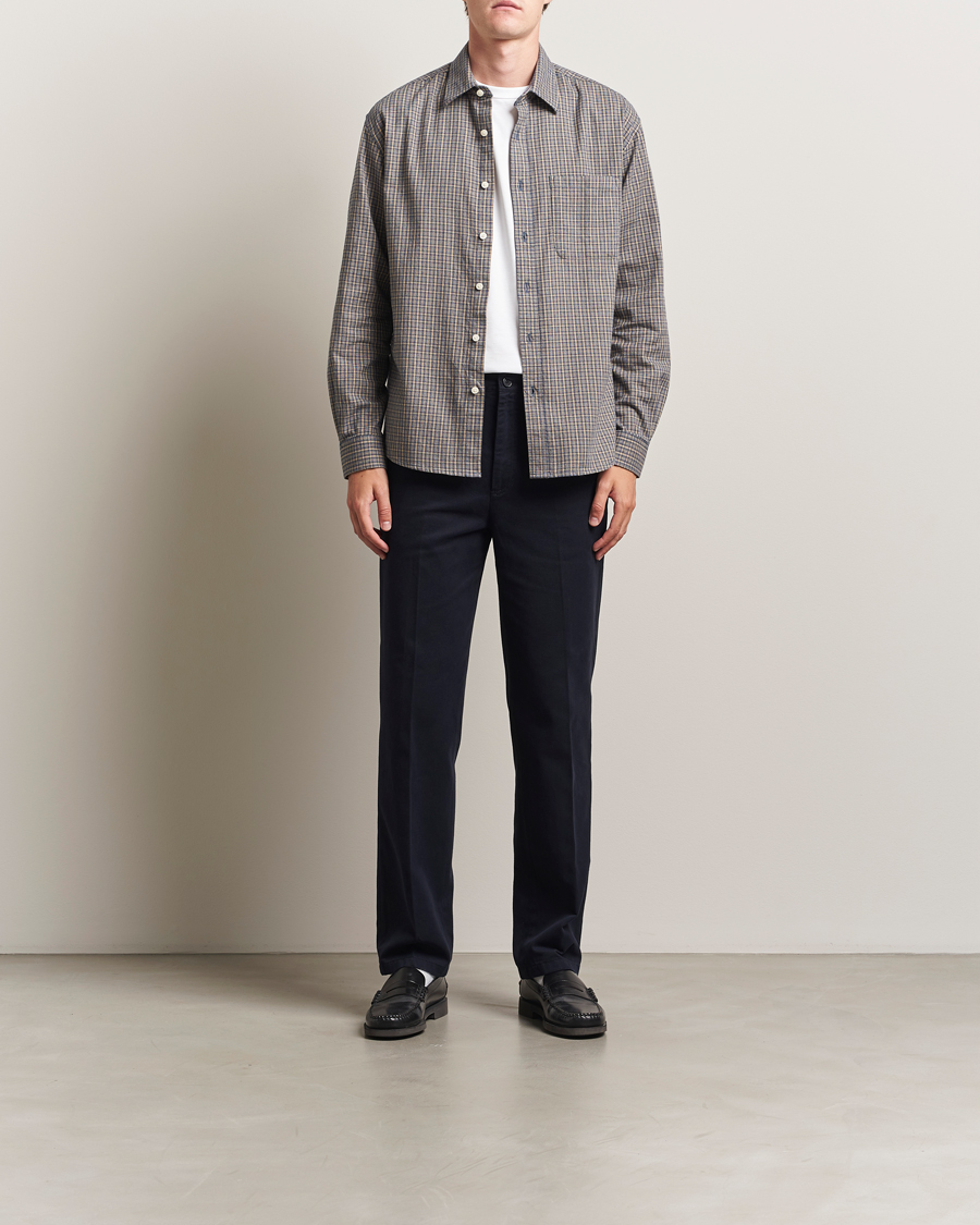 Mies | Housut | Filippa K | Cotton Chino Trousers Navy