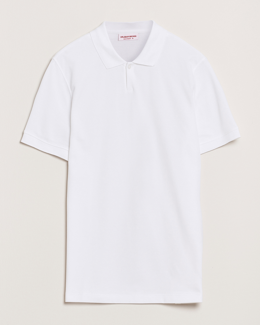 Mies | Pikeet | Orlebar Brown | Bruno Organic Cotton Pique White