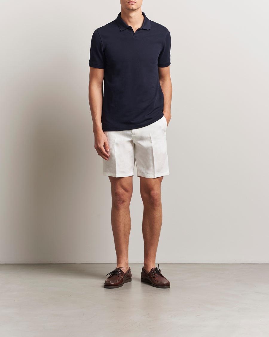 Mies | Pikeet | Orlebar Brown | Bruno Organic Cotton Pique Night Iris