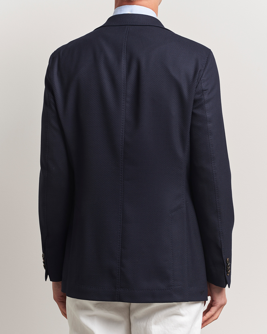 Mies | Pikkutakit | Oscar Jacobson | Fellow EVO Structured Loro Piana Wool Blazer Navy