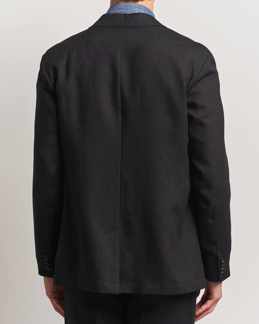Mies | Pikkutakit | J.Lindeberg | Alban Unlined Super Linen Blazer Black
