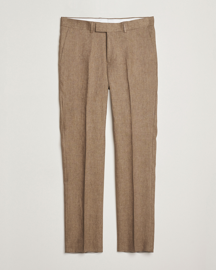 Mies | Housut | J.Lindeberg | Lois Super Linen Pants Nutmeg