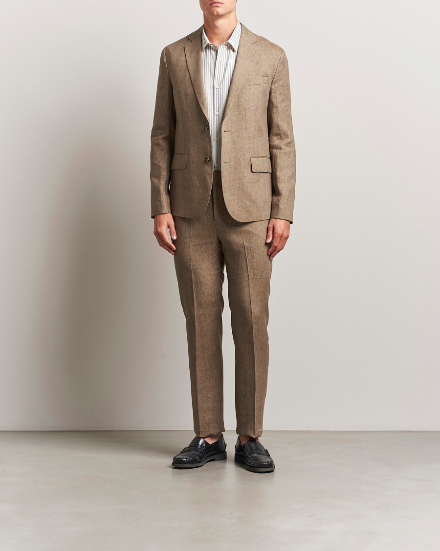 Mies | Housut | J.Lindeberg | Lois Super Linen Pants Nutmeg