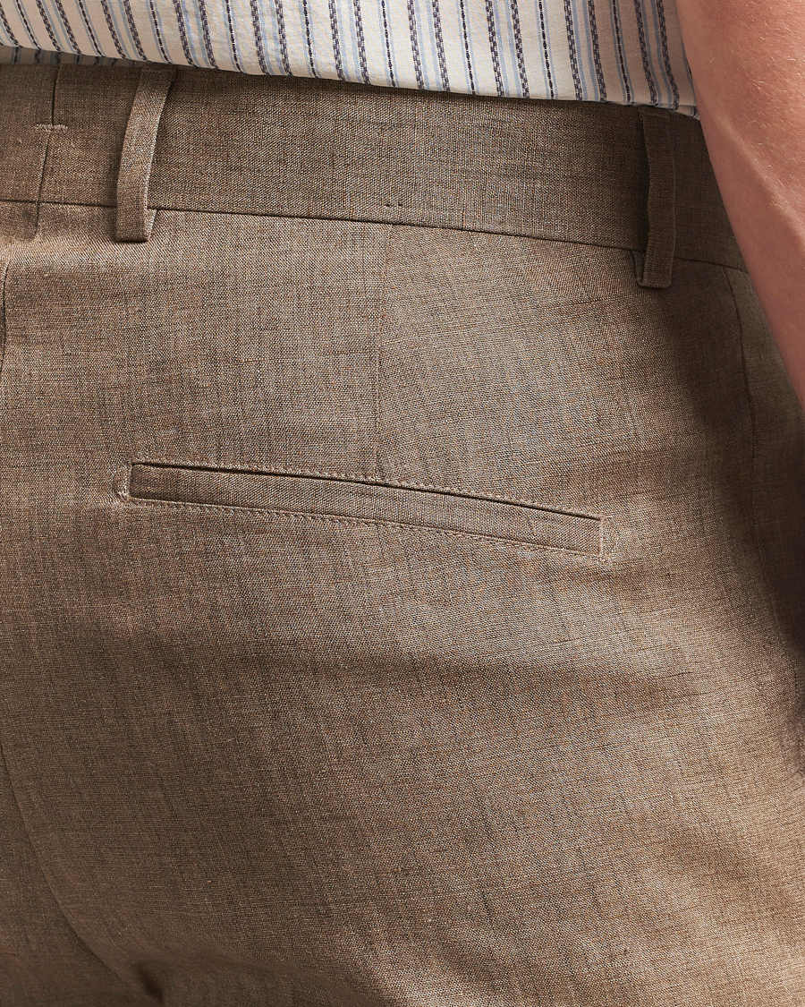 Mies | Housut | J.Lindeberg | Lois Super Linen Pants Nutmeg