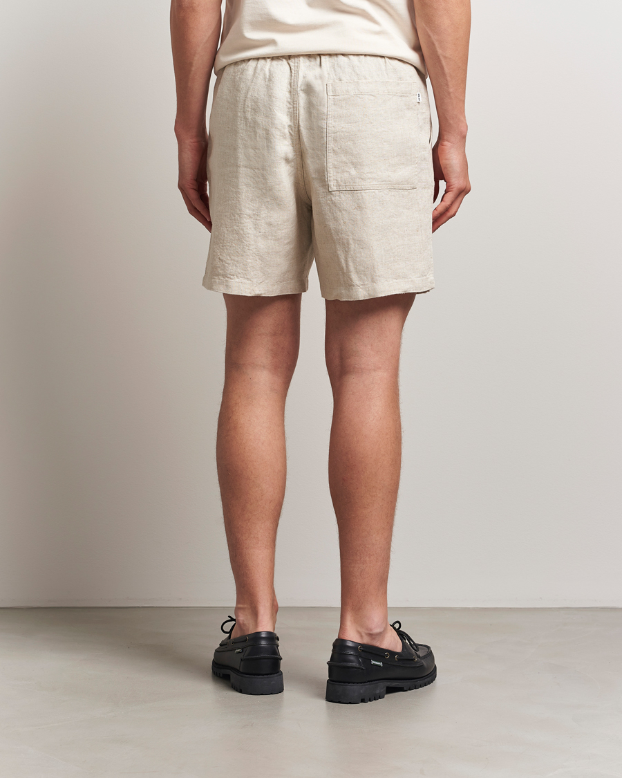 Mies | Shortsit | NN07 | Gregor Linen Drawstring Shorts Oat