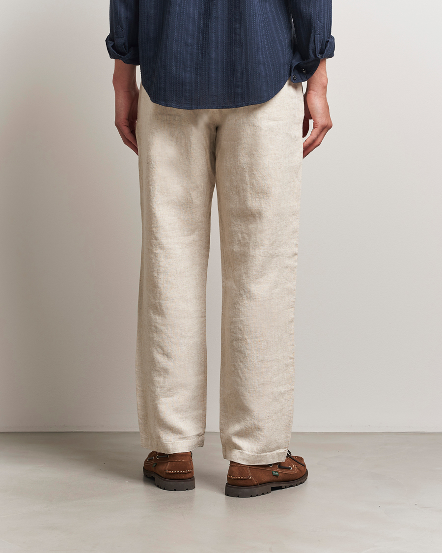 Mies | Housut | NN07 | Aden Regular Fit Linen Chinos Oat