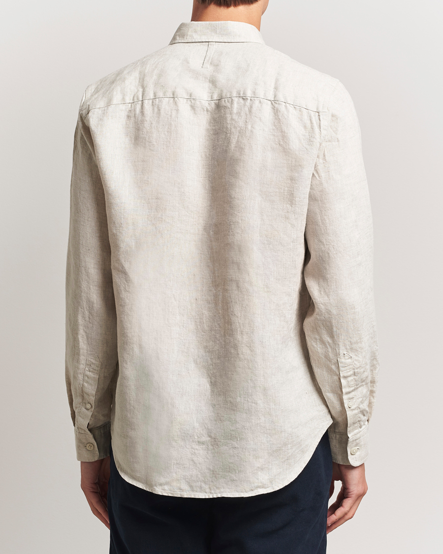 Mies | Kauluspaidat | NN07 | Arne Linen Button Down Shirt Oat