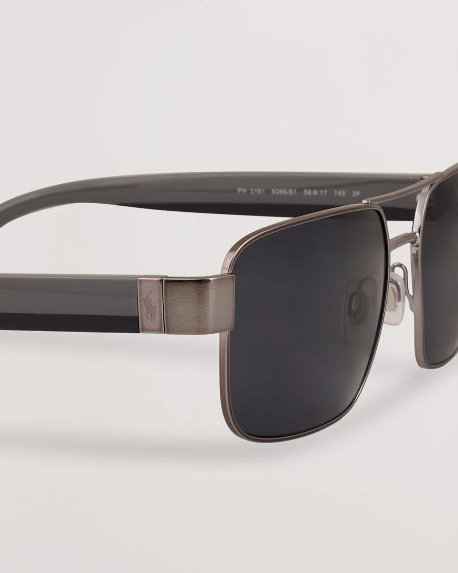Mies | Aurinkolasit | Polo Ralph Lauren | 0PH3161 Polarized Sunglasses Brushed Gunmetal