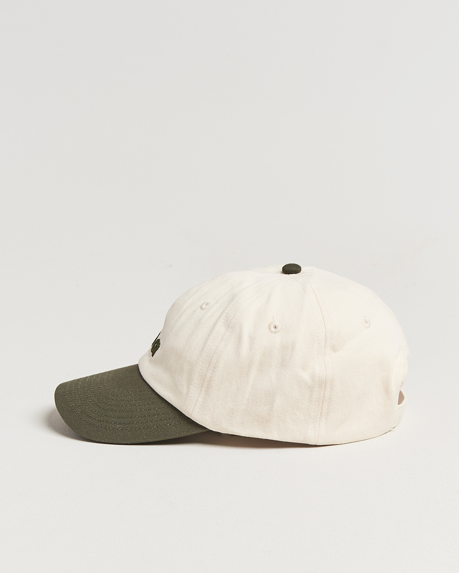 Mies | NN07 Logo Cap Croc Green/Off White | NN07 | Logo Cap Croc Green/Off White