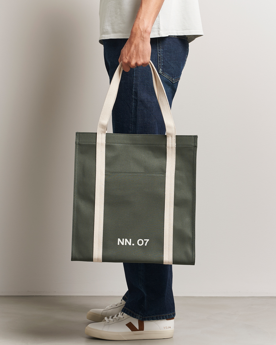 Mies | Laukut | NN07 | Tote Bag Croc Green