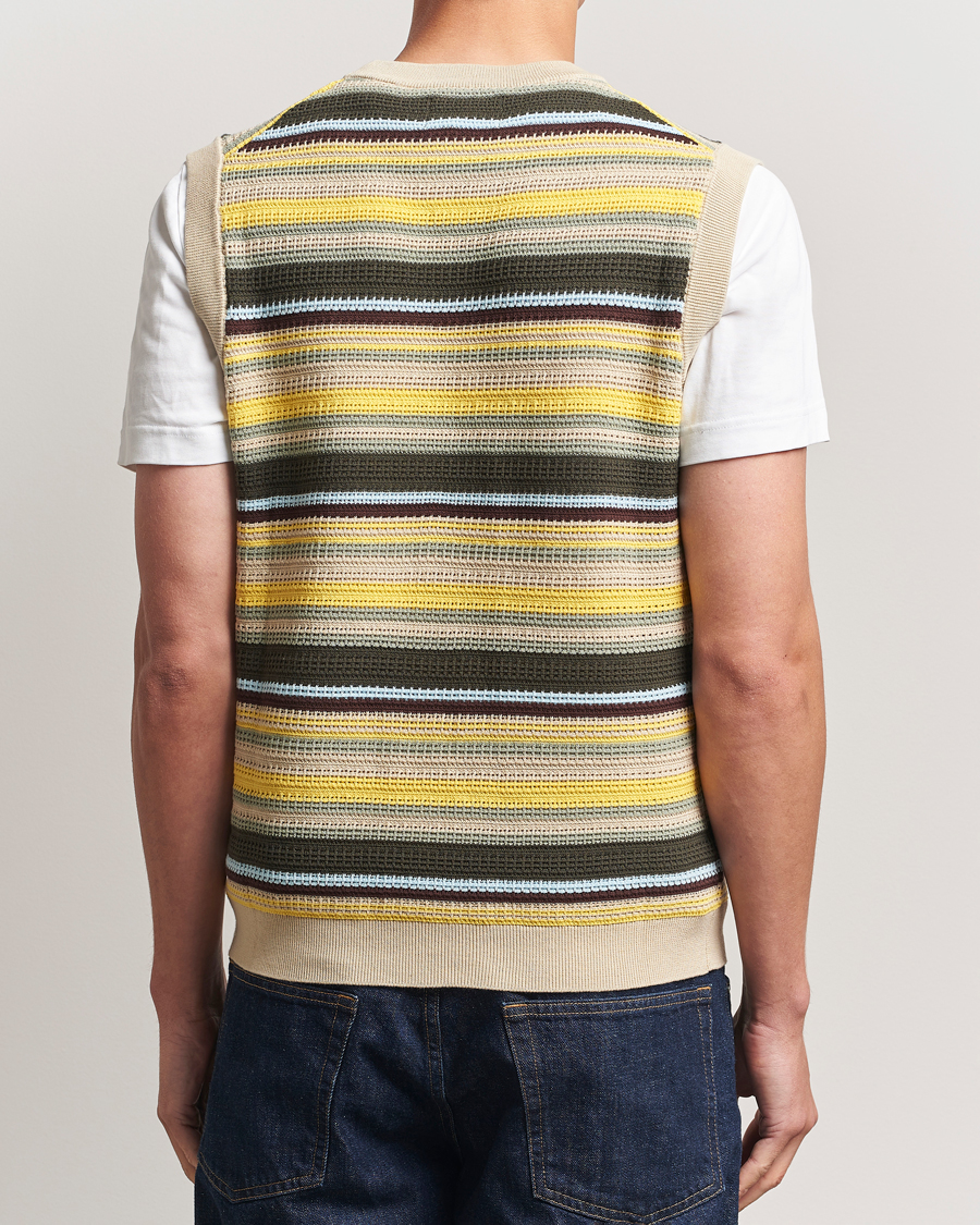 Mies | Puserot | NN07 | Huxley Knitted Striped Vest Multi