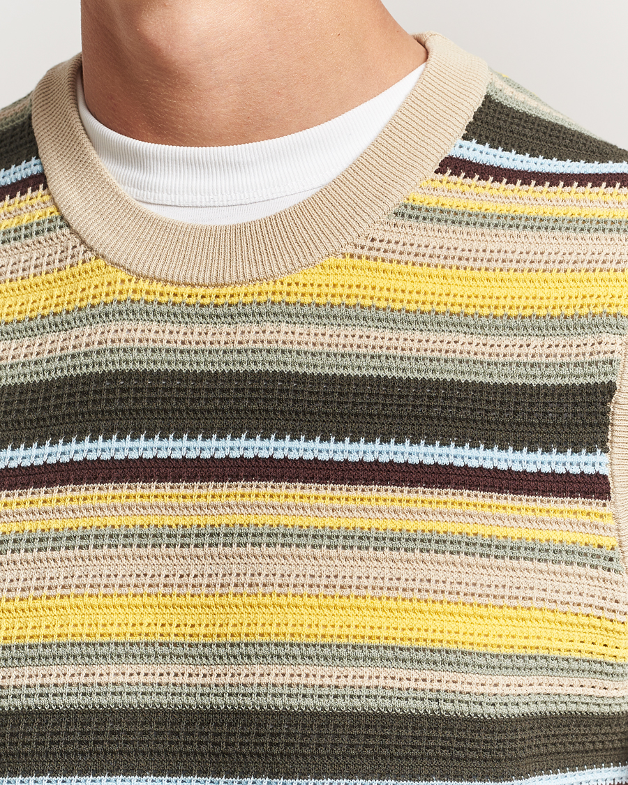 Mies | Puserot | NN07 | Huxley Knitted Striped Vest Multi