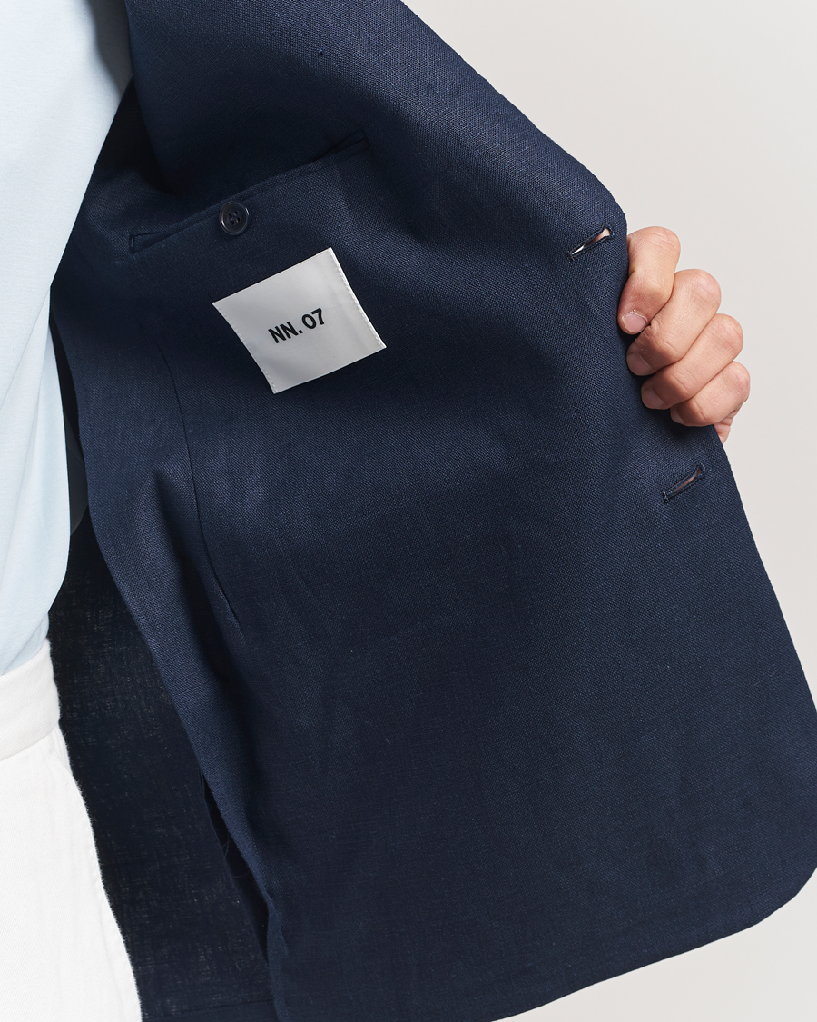 Mies | Pikkutakit | NN07 | Timo Linen Blazer Navy Blue