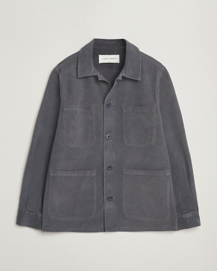 Mies | Takit | A Day's March | Algot Lyocell Overshirt Iron