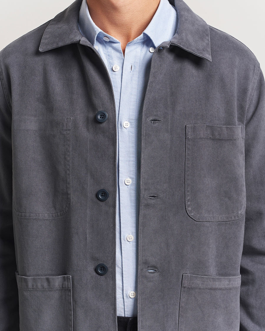Mies | Takit | A Day's March | Algot Lyocell Overshirt Iron