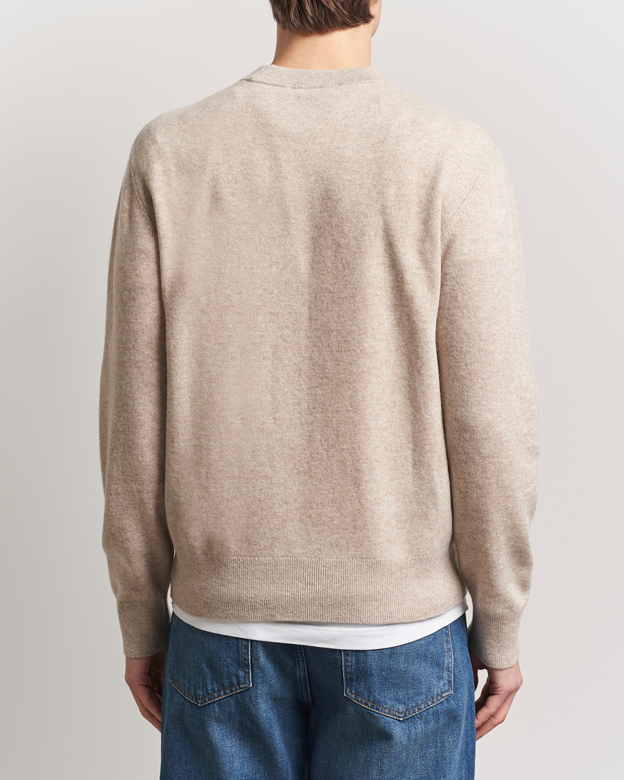 Mies | Puserot | A Day's March | Marlow Cashmere Blend Sweater Sand
