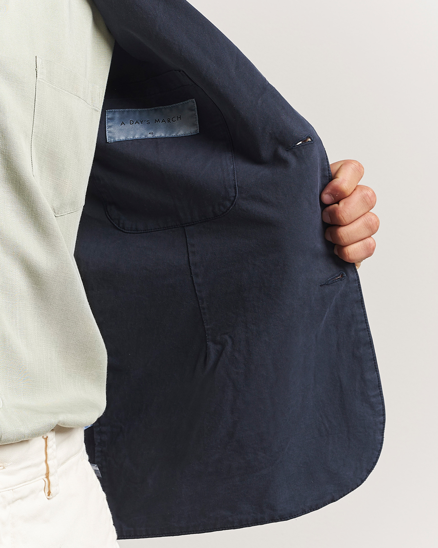Mies | Pikkutakit | A Day's March | Mace Unconstructed Blazer Navy