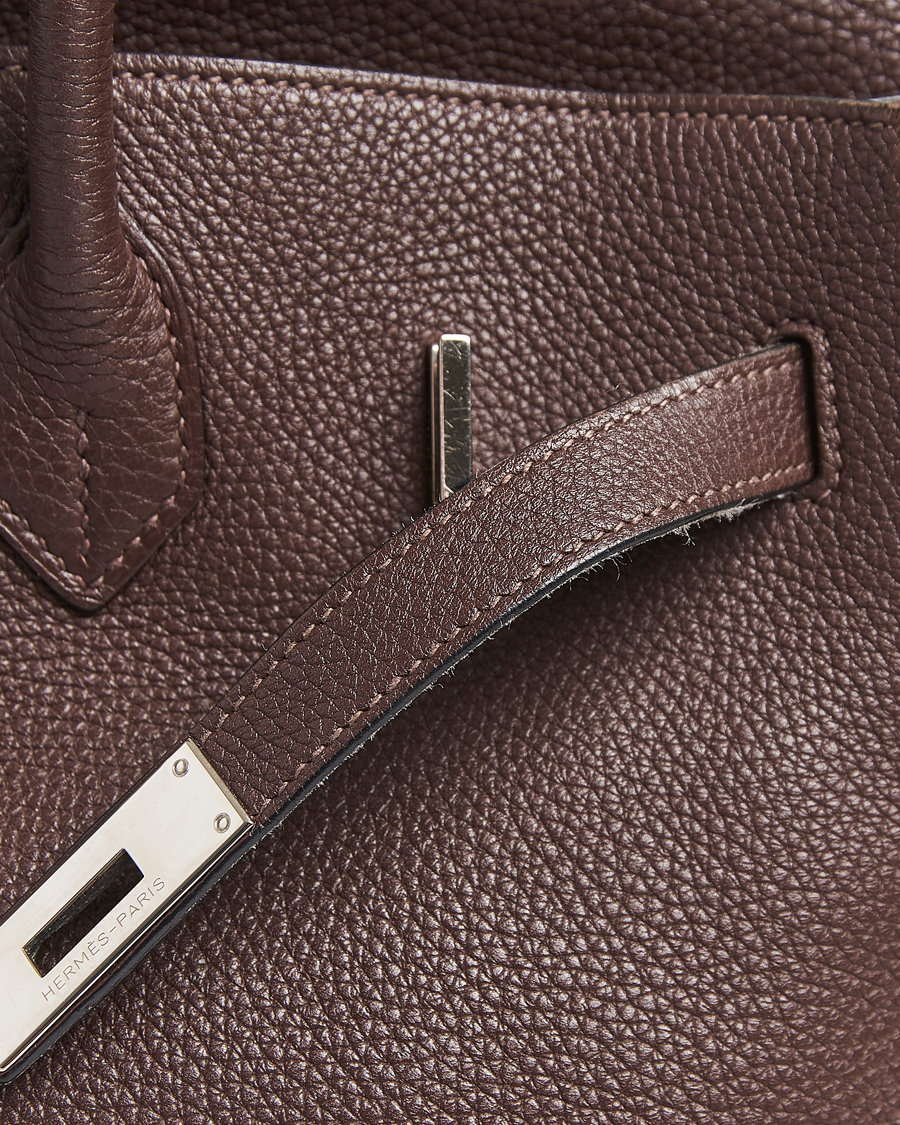 Mies | Hermès Pre-Owned Birkin 35 Taurillon Clémence Ebène | Hermès Pre-Owned | Birkin 35 Taurillon Clémence Ebène