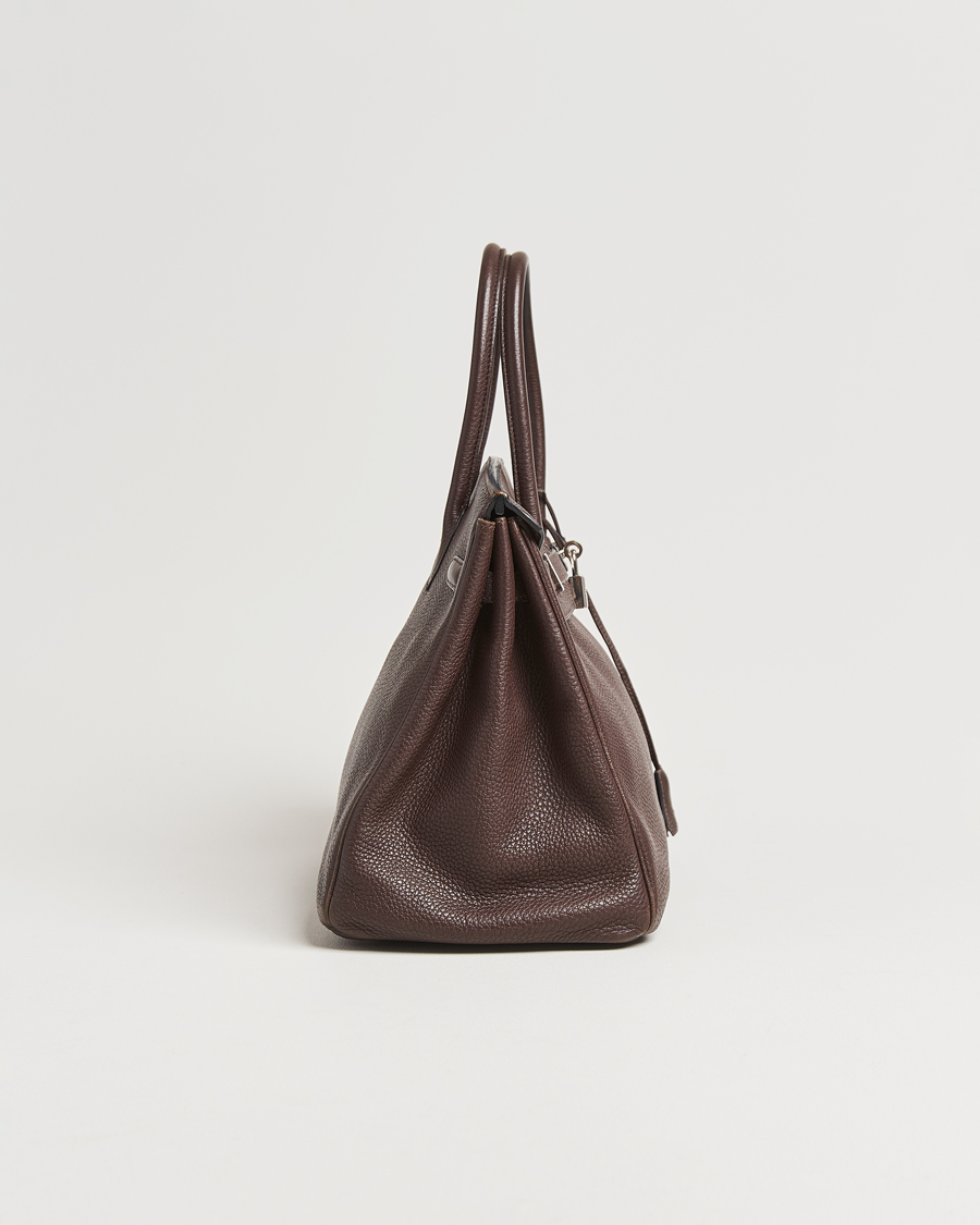 Mies | Hermès Pre-Owned Birkin 35 Taurillon Clémence Ebène | Hermès Pre-Owned | Birkin 35 Taurillon Clémence Ebène