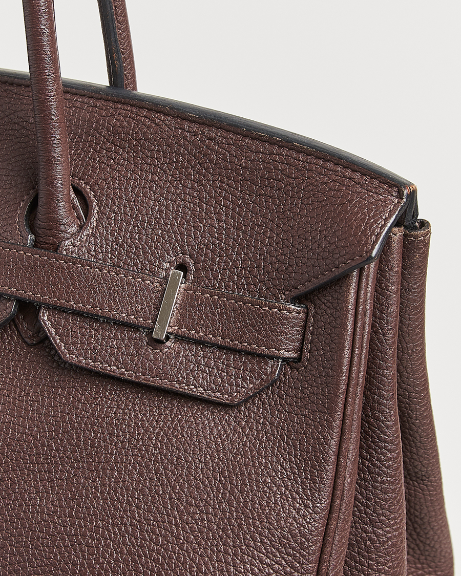 Mies | Hermès Pre-Owned Birkin 35 Taurillon Clémence Ebène | Hermès Pre-Owned | Birkin 35 Taurillon Clémence Ebène