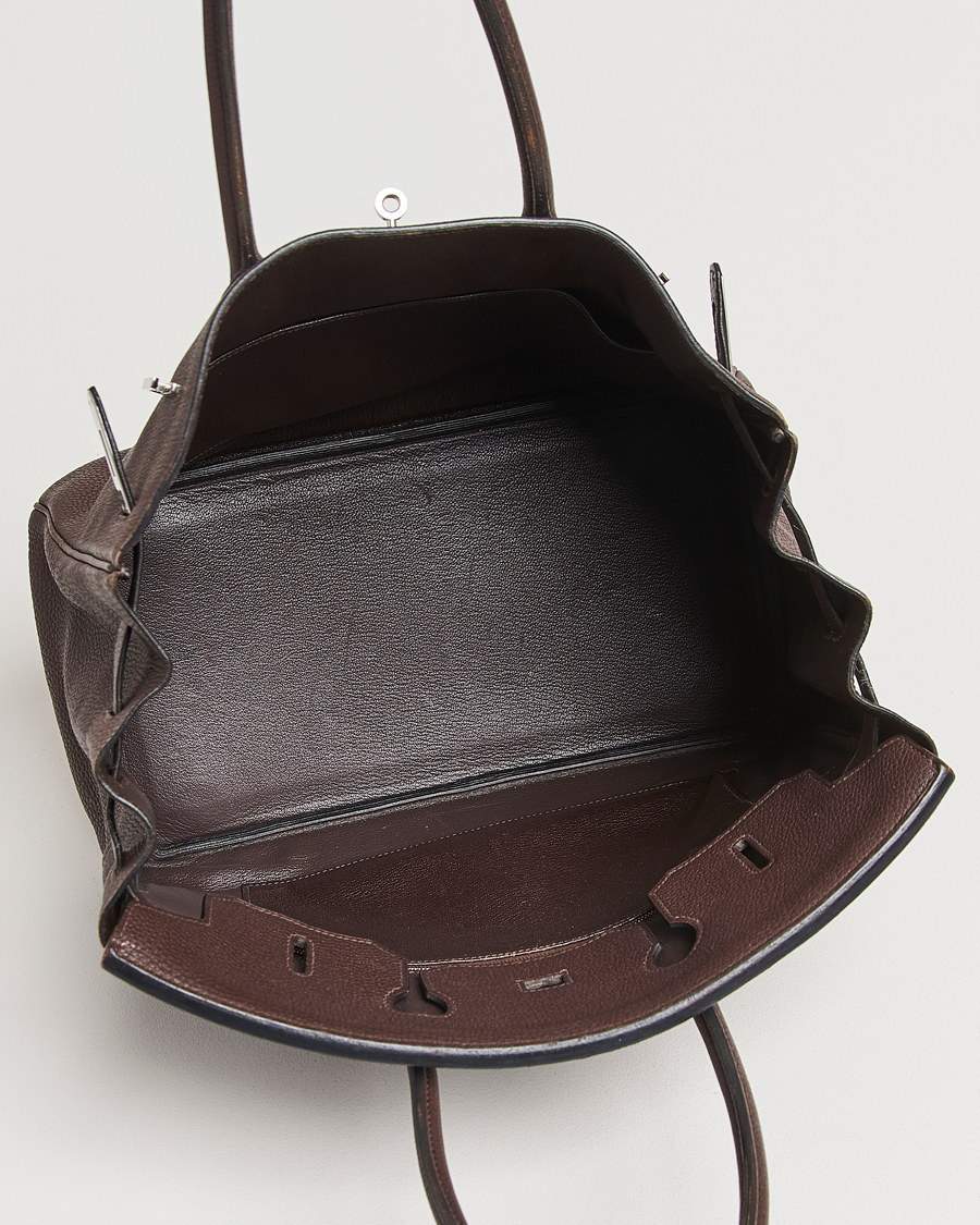 Mies | Hermès Pre-Owned Birkin 35 Taurillon Clémence Ebène | Hermès Pre-Owned | Birkin 35 Taurillon Clémence Ebène