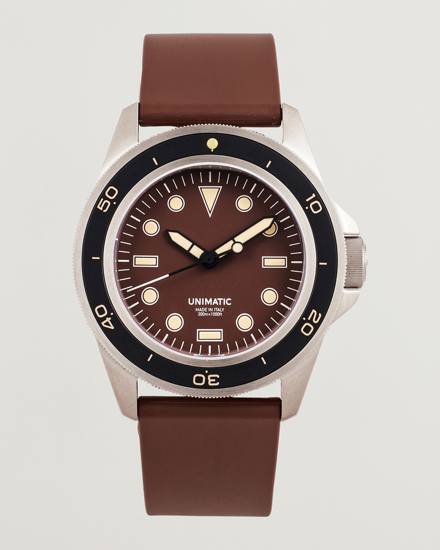Mies | UNIMATIC U1 Heritage Diver Dark Brown | UNIMATIC | U1 Heritage Diver Dark Brown