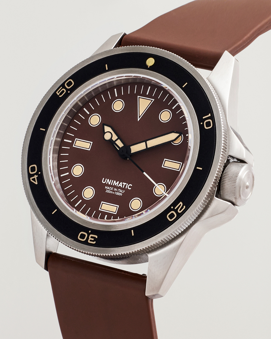 Mies | UNIMATIC U1 Heritage Diver Dark Brown | UNIMATIC | U1 Heritage Diver Dark Brown