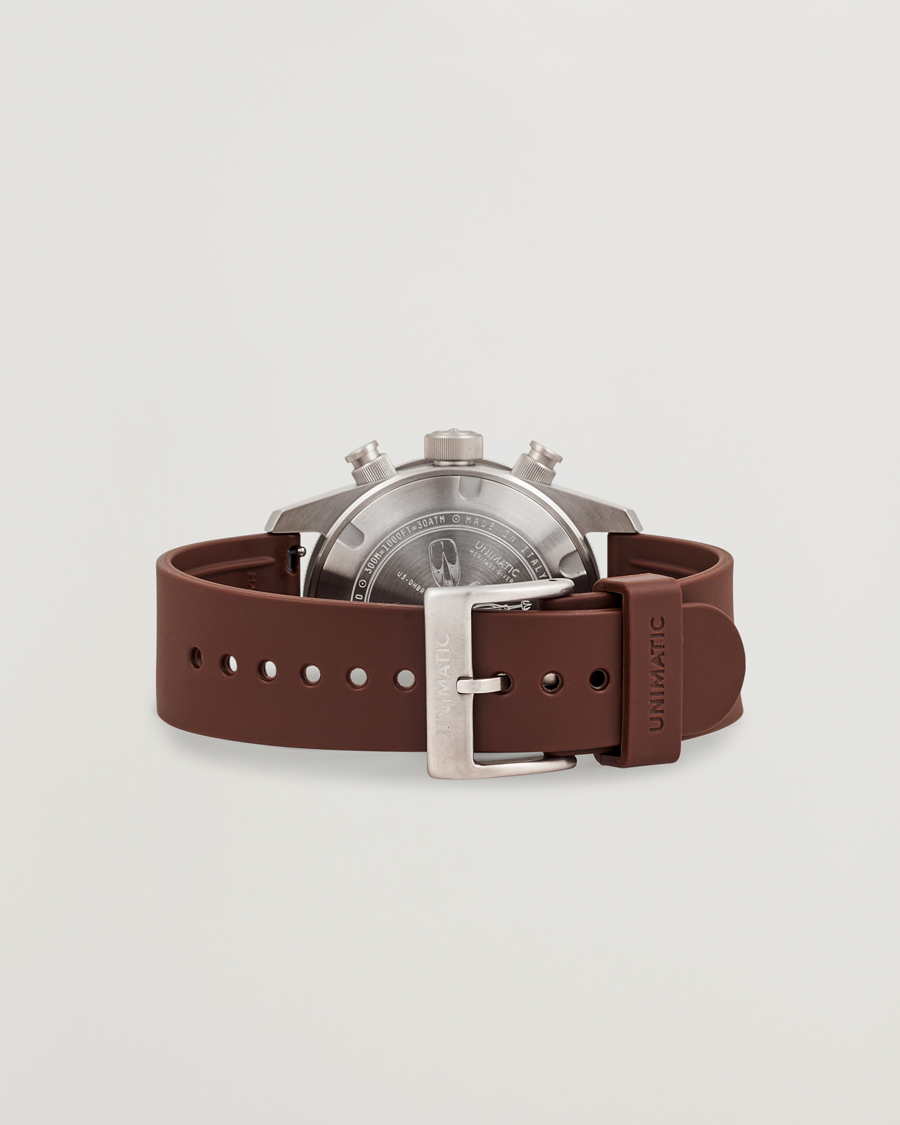 Mies | UNIMATIC U3 Heritage Chronograph Diver Dark Brown | UNIMATIC | U3 Heritage Chronograph Diver Dark Brown