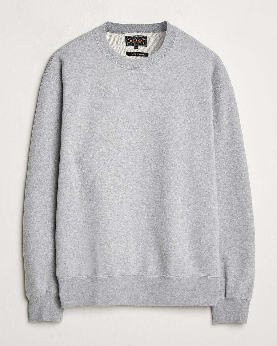 Mies | Puserot | BEAMS PLUS | Made In Japan Cotton Sweatshirt Grey