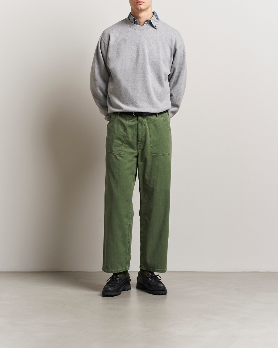 Mies | Puserot | BEAMS PLUS | Made In Japan Cotton Sweatshirt Grey