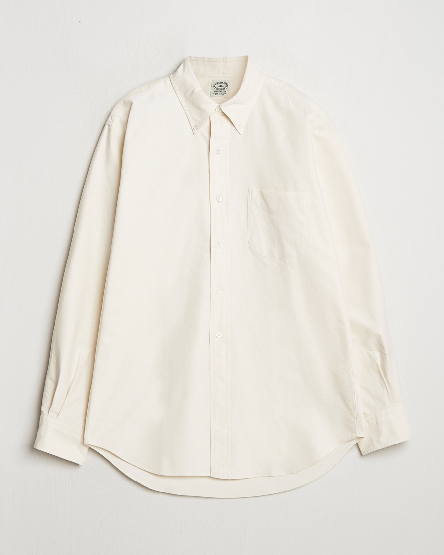 Mies | Kauluspaidat | Kamakura Shirts | Vintage Ivy Oxford Button Down Shirt Beige