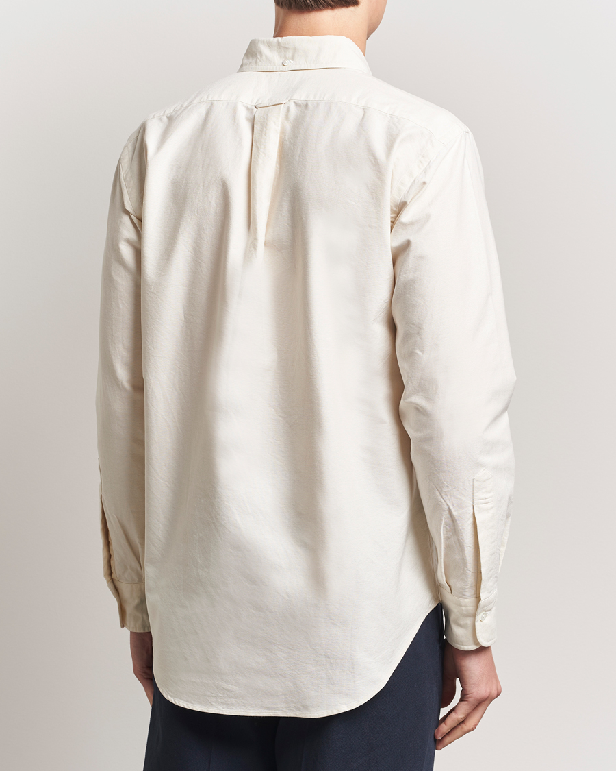 Mies | Kauluspaidat | Kamakura Shirts | Vintage Ivy Oxford Button Down Shirt Beige