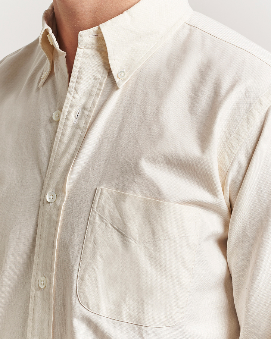 Mies | Kauluspaidat | Kamakura Shirts | Vintage Ivy Oxford Button Down Shirt Beige