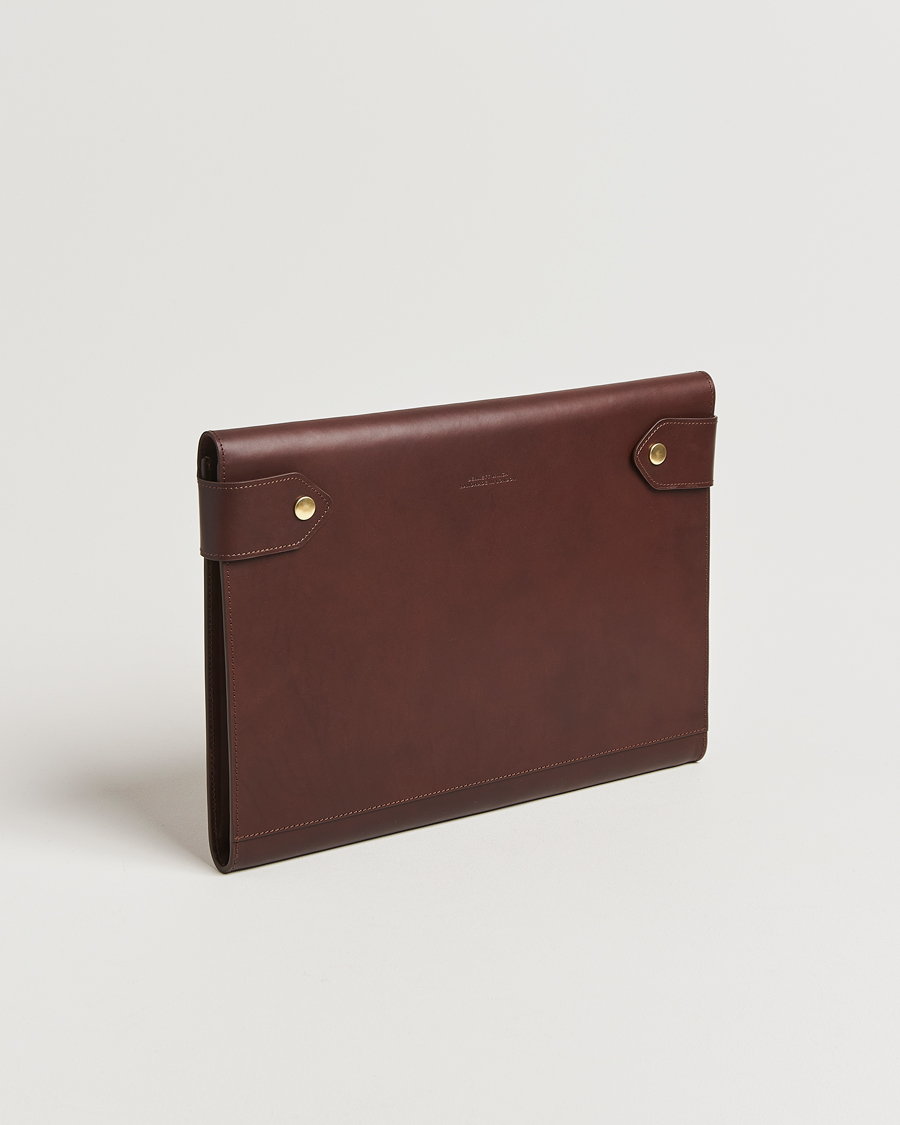 Mies | Laukut | Bennett Winch | Large Leather Folio Brown
