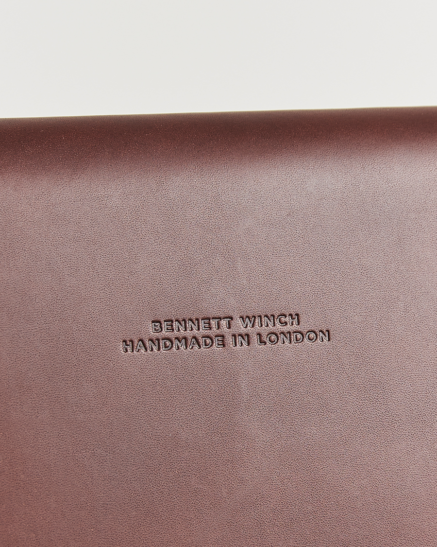 Mies | Laukut | Bennett Winch | Large Leather Folio Brown