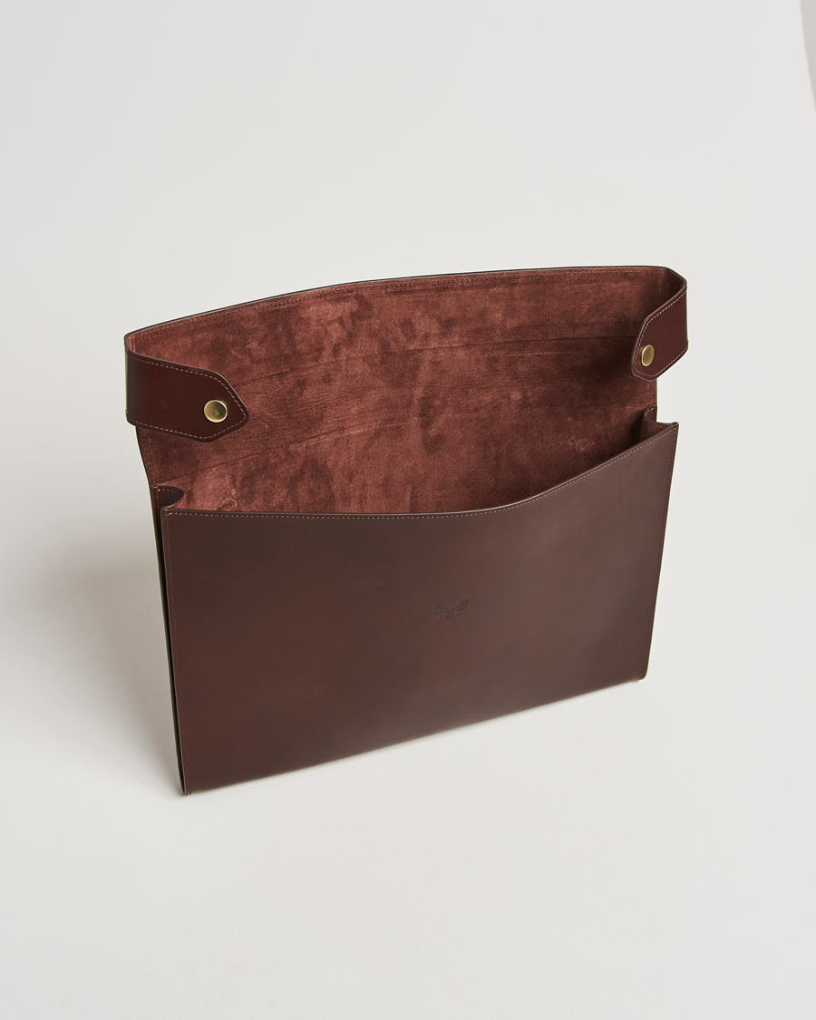 Mies | Laukut | Bennett Winch | Large Leather Folio Brown