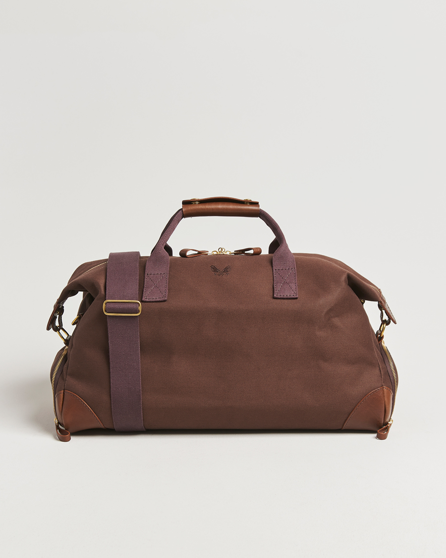 Mies | Laukut | Bennett Winch | Canvas Weekender Black Chocolate
