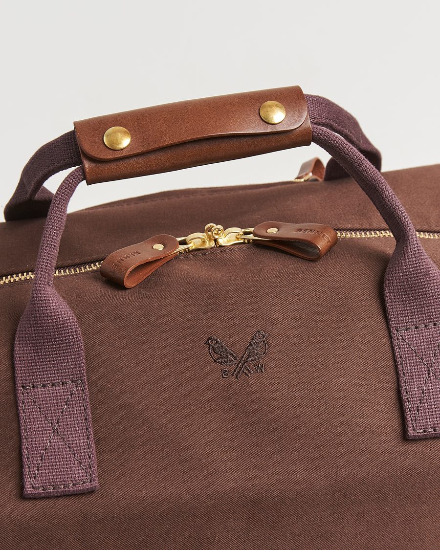 Mies | Laukut | Bennett Winch | Canvas Weekender Black Chocolate