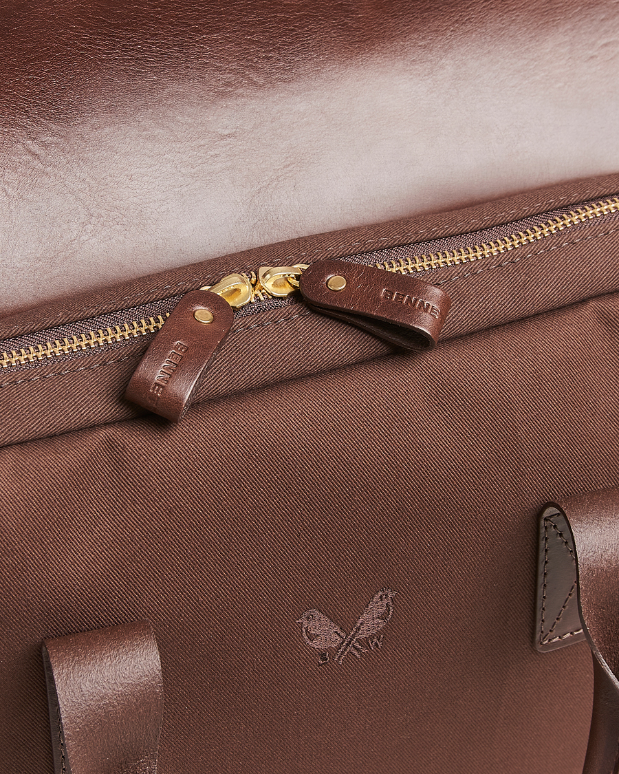Mies | Laukut | Bennett Winch | Canvas Briefcase Chocolate