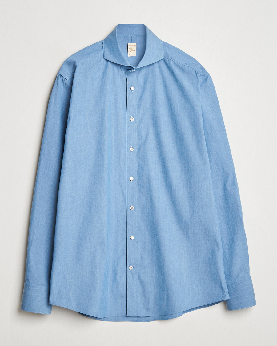 Mies | Kauluspaidat | Stenströms | 1899 Denim Poplin Shirt Indigo