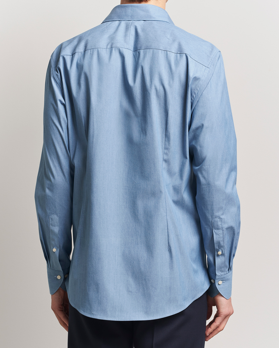 Mies | Kauluspaidat | Stenströms | 1899 Denim Poplin Shirt Indigo