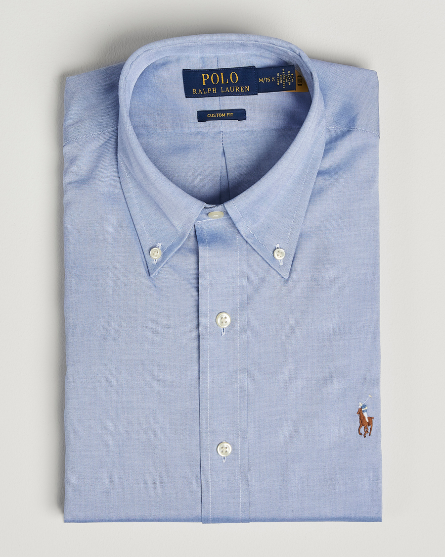 Mies | Kauluspaidat | Polo Ralph Lauren | Custom Fit Oxford Dress Shirt True Blue